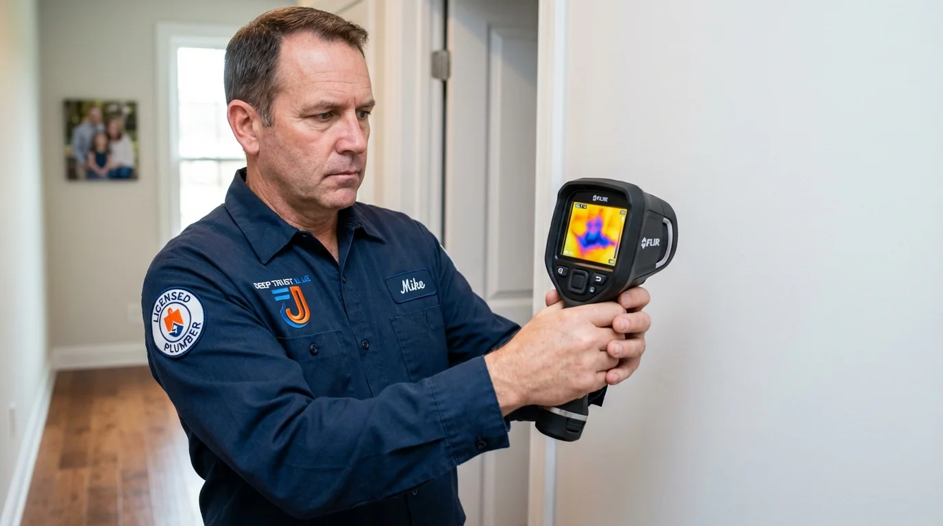 Thermal imaging leak detection by Johns Plumbing LLC in Douglas